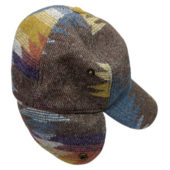 Scala Women's Sapos Earflap Cap Hat, One Size Aztec Pattern - Picture 10 of 12